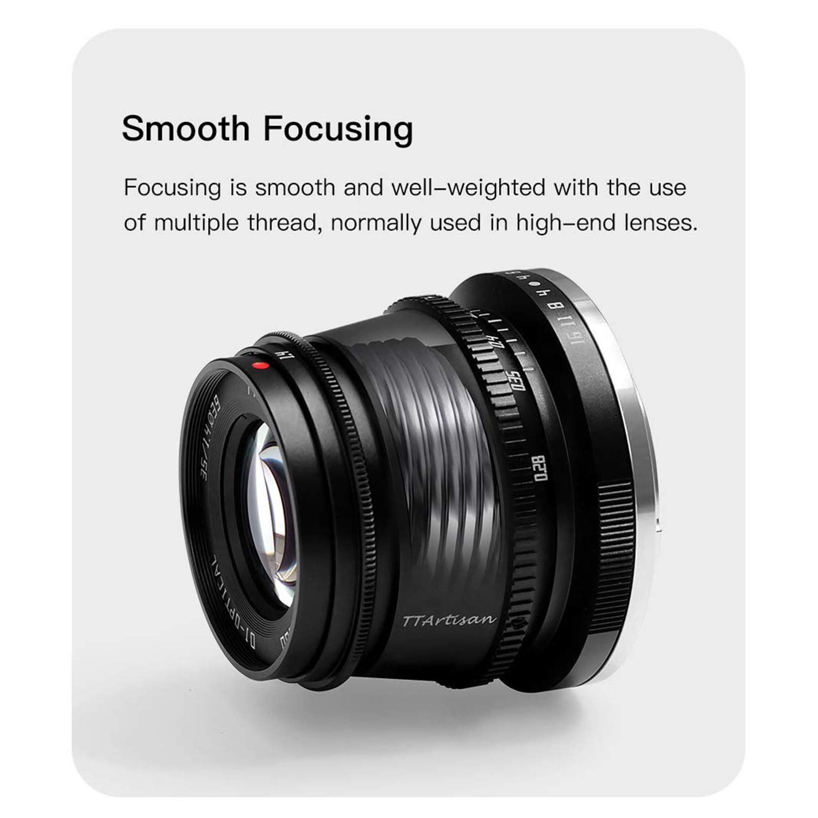 Amazon.co.jp: TTArtisan 35mm F1.4 APS-C マニュアルフォーカスレンズ